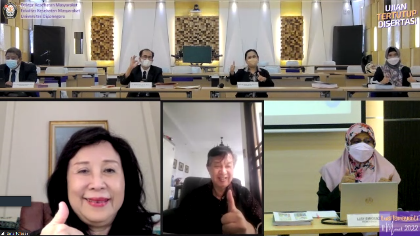 Ujian Tertutup Disertasi DKM FKM UNDIP an Lusi Ismayenti