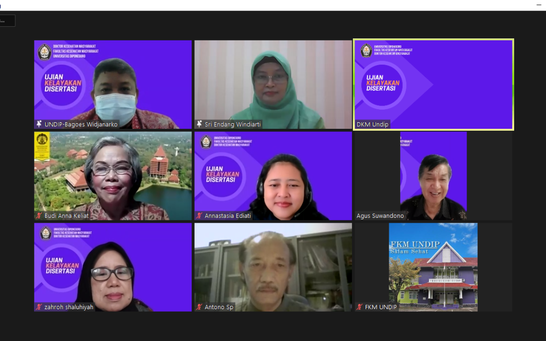 Ujian Kelayakan Disertasi DKM FKM UNDIP an Sri Endang Windiarti