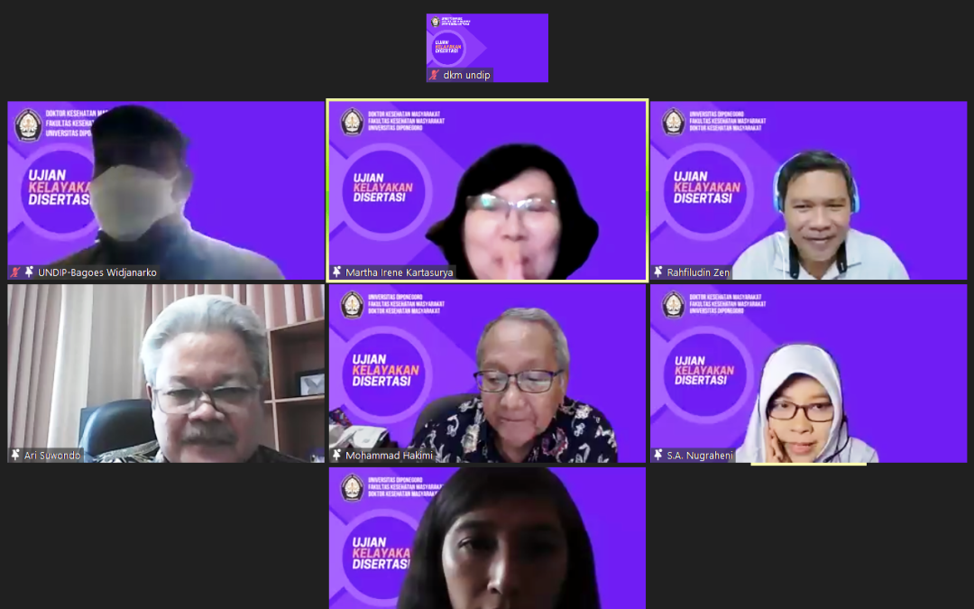 Ujian Kelayakan Disertasi DKM FKM UNDIP an Rita Dewi Sunarno