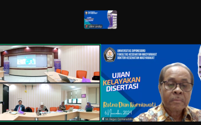 Done, DKM FKM Undip Selesai Melaksanakan Ujian Kelayakan Disertasi Ratna Dian Kurniawati